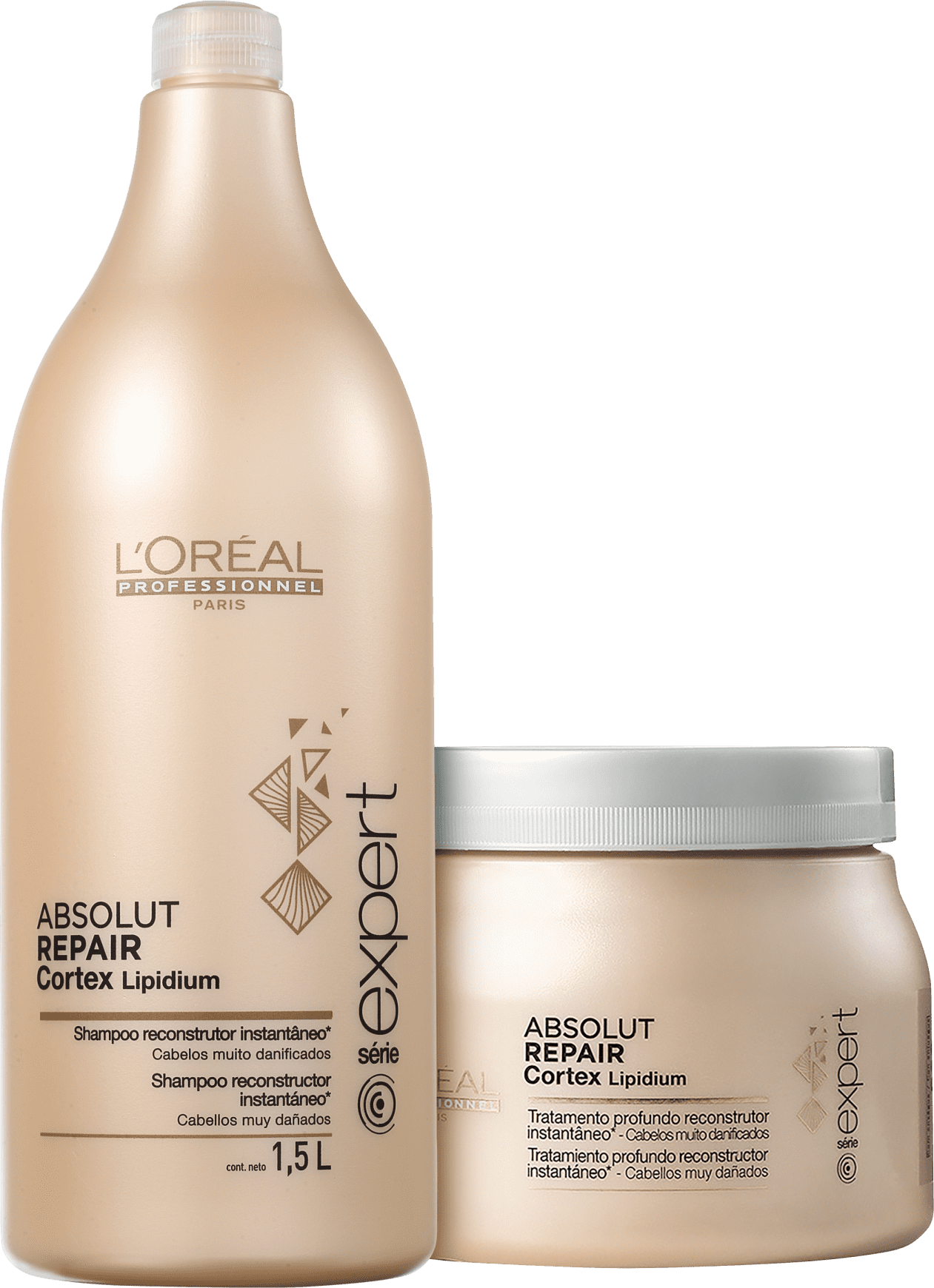 Kit L'Oréal Professionnel Expert Absolut Repair Cortex Lipidium Duo Salon (2 Produtos)