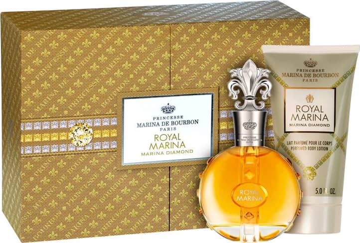 Conjunto Royal Marina Diamond Marina de Bourbon Feminino - Eau de Parfum 100ml + Loção 150ml