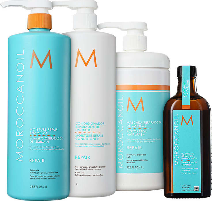 Kit Moroccanoil Repair Moisture Treatment (4 Produtos)