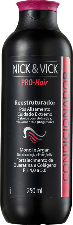 Nick & Vick PRO-Hair Reestruturador - Condicionador 250ml
