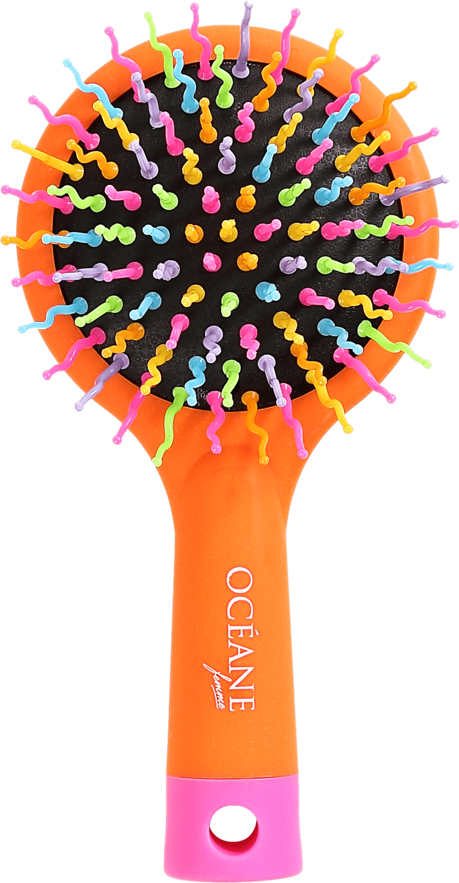 Océane Rainbow Brush Laranja - Mini Escova de Cabelo