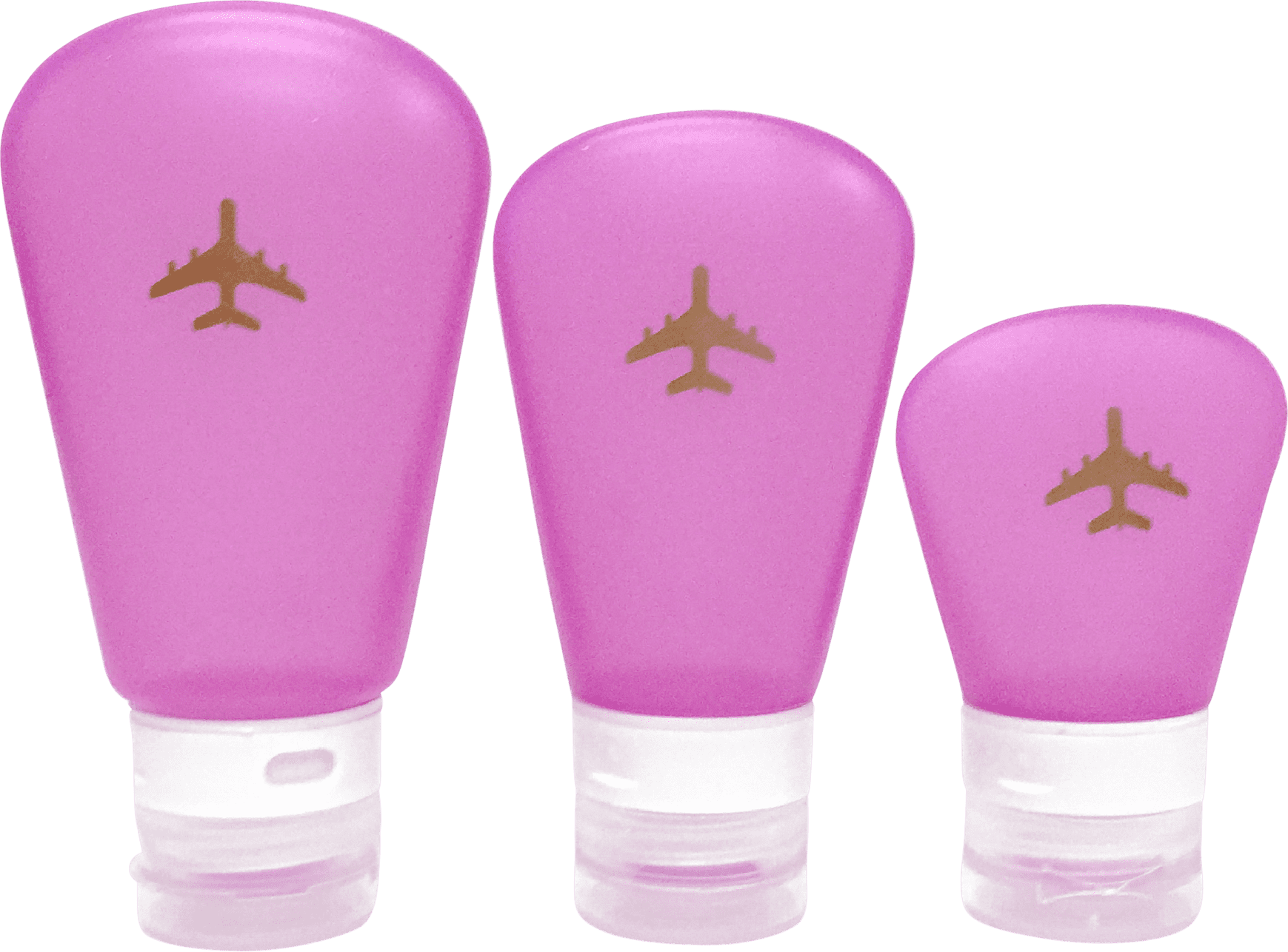 Kit Trip Glam Frascos de Silicone para Viagem