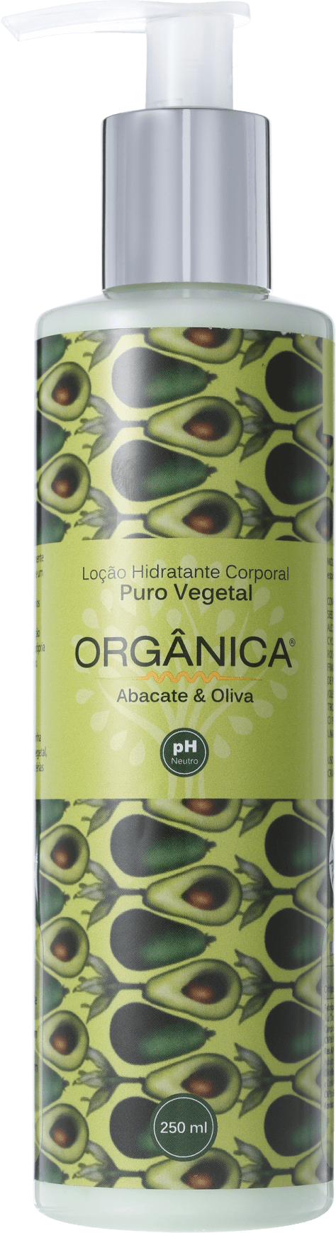 Orgânica Puro Vegetal Abacate e Oliva - Loção Hidratante Corporal 250ml