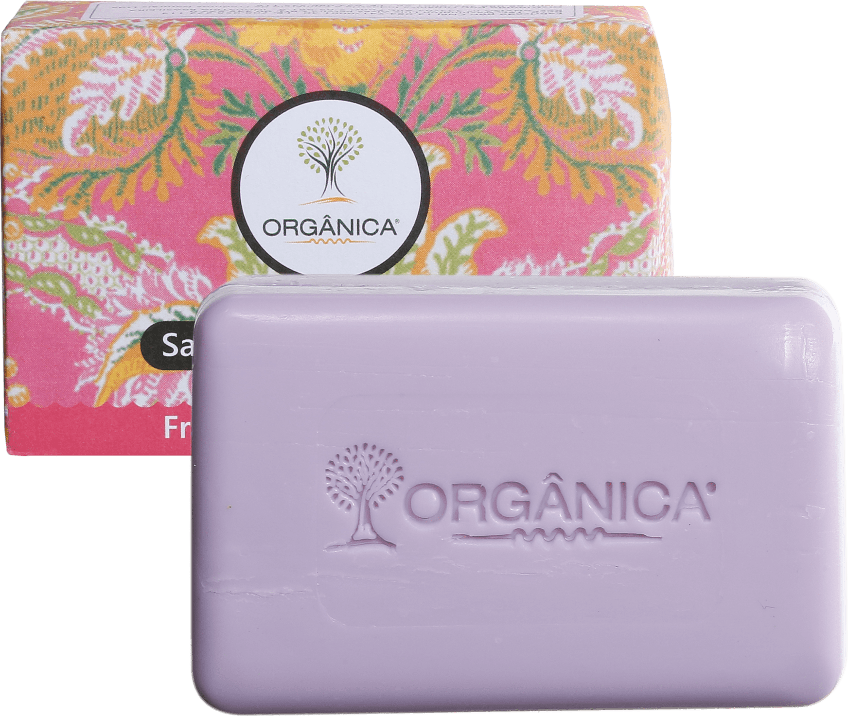 Orgânica Puro Vegetal Framboesa e Orquídea - Sabonete em Barra 90g