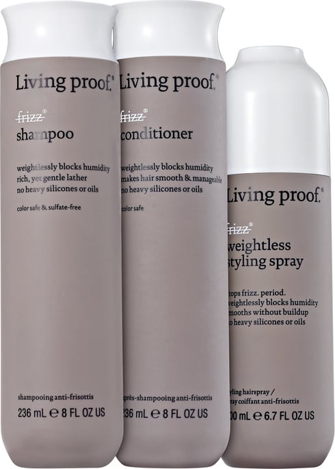Living Proof No Frizz Weightless Kit (3 Produtos)