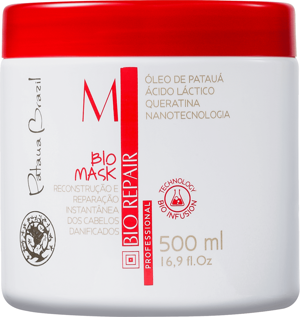 Pataua Brazil Bio Repair - Máscara de Reconstrução 500ml