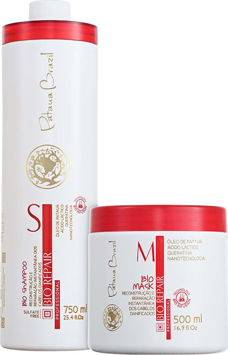 Kit Pataua Brazil Bio Repair Profissional Duo (2 Produtos)