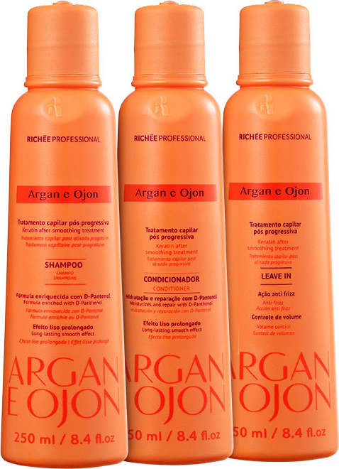Kit Richée Professional Argan e Ojon Trio (3 Produtos)