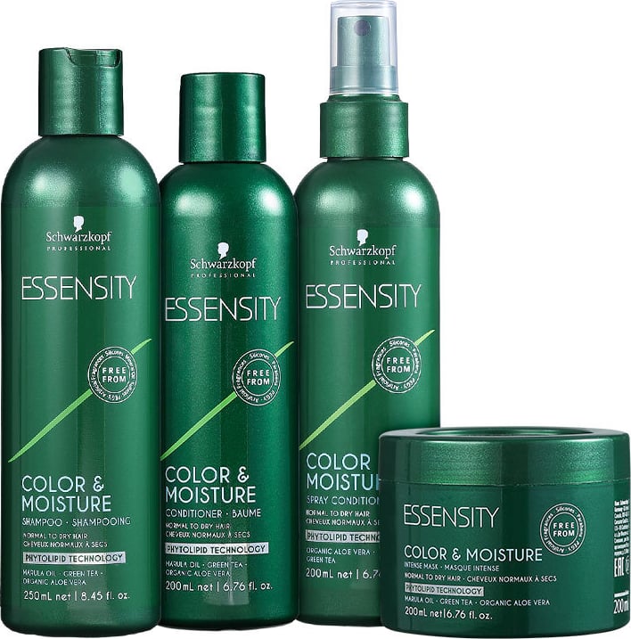 Kit Schwarzkopf Professional Essensity Color & Moisture Spray (4 Produtos)