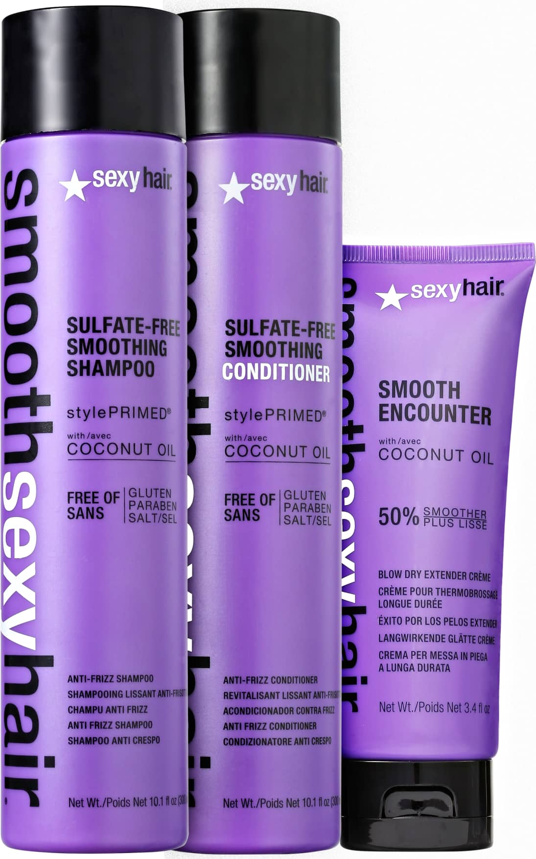 Kit Sexy Hair Smooth Proteção Liso Perfeito (3 Produtos)