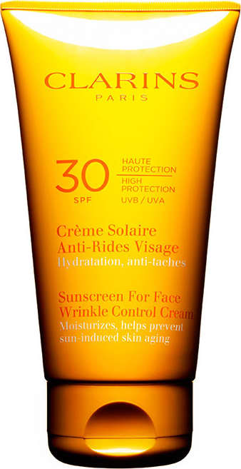 Clarins Wrinkle Control Cream FPS 30 - Protetor Solar Facial 75ml
