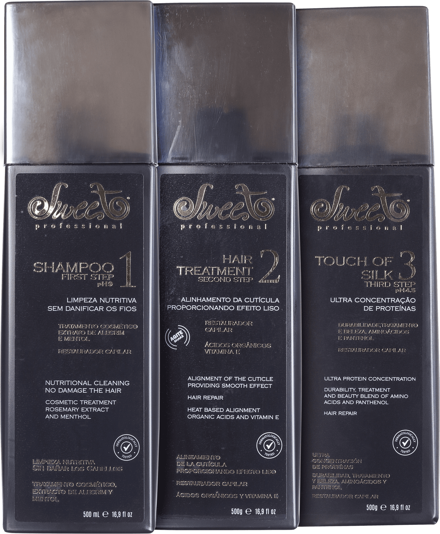 Kit Sweet Hair Lovely Escova (3 Produtos)