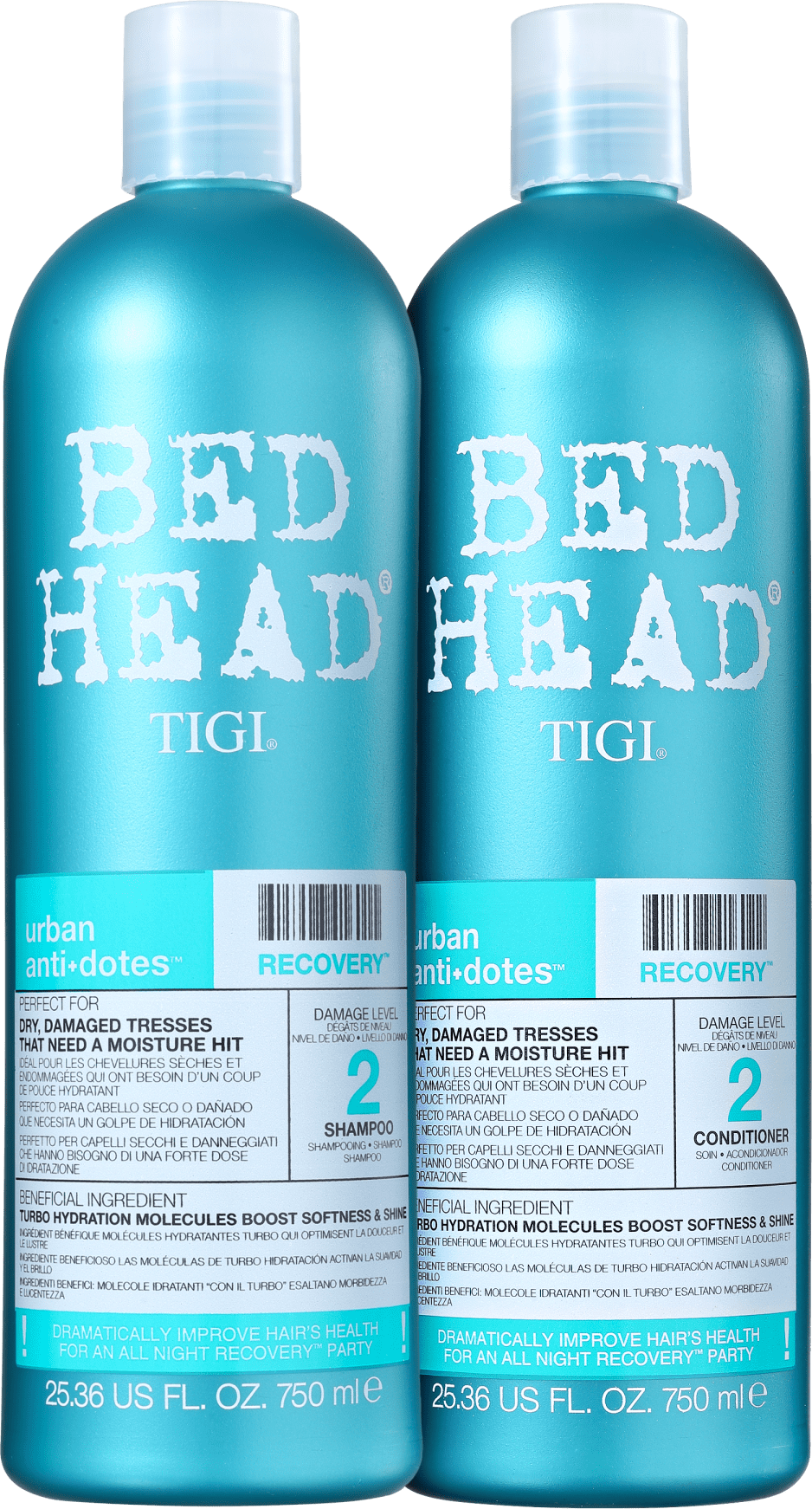 TIGI Bed Head Urban Anti+Dotes #2 Recovery Duo Salon Kit (2 Produtos)