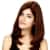 Crown Wigs Diana Castanho Médio - Peruca 45cm