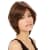 Crown Wigs Amanda Castanho Médio/Claro/Louro Escuro - Peruca 25cm