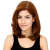 Crown Wigs Carol Castanho Claro - Peruca 35cm