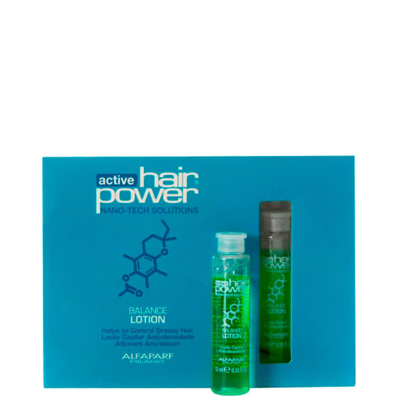 Alfaparf Active Hair Power Balance Lotion - Ampola de Tratamento 6x15ml