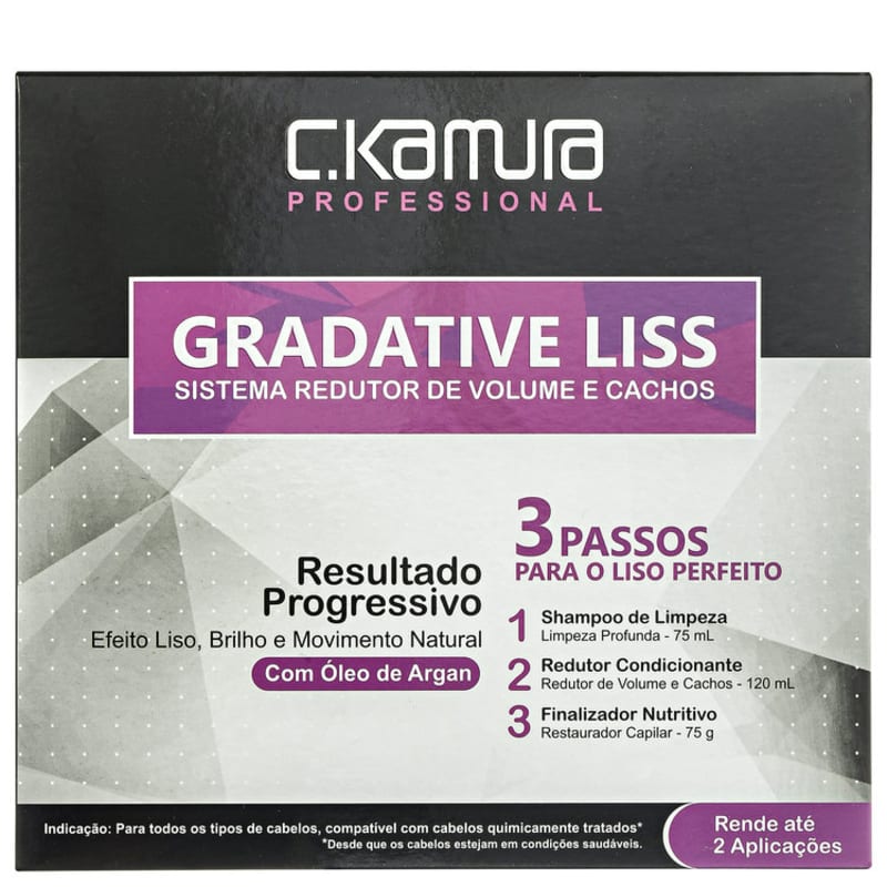Kit C.Kamura Gradative Liss (3 Produtos)