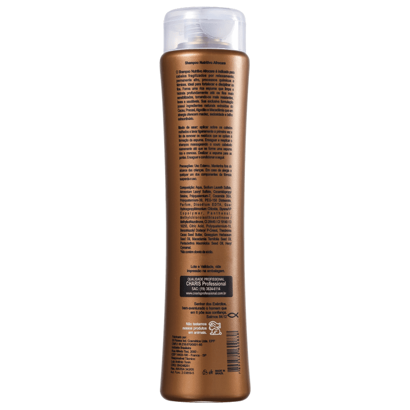 Charis Afrocare Nutritivo - Shampoo sem Sal 300ml