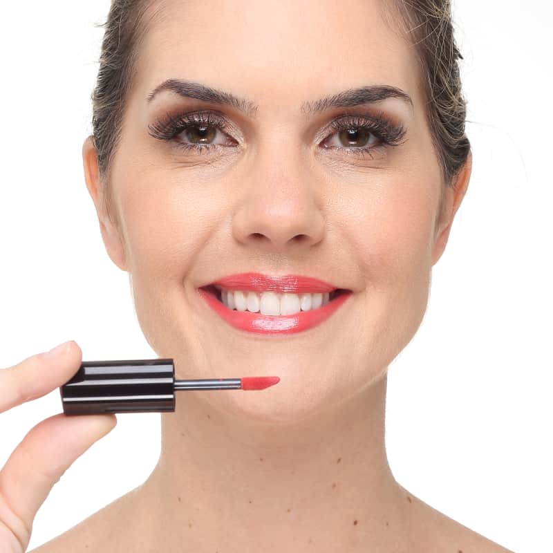 Shiseido Lacquer Rouge RD314 Deep Coral - Batom Líquido Espelhado 6ml