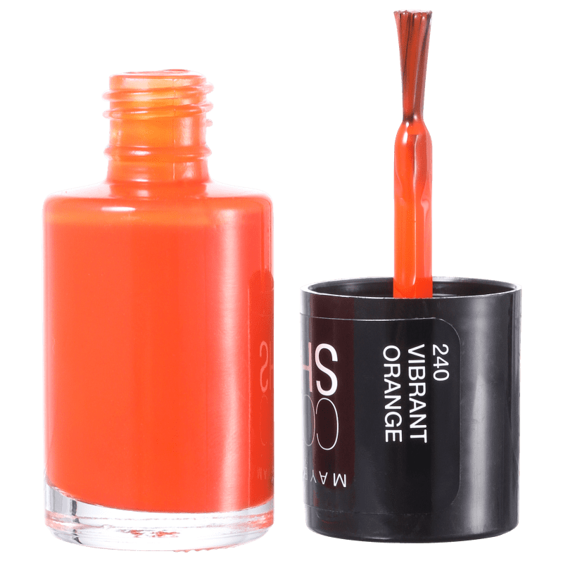 Maybelline Color Show 240 Vibrant Orange - Esmalte Cremoso 10ml