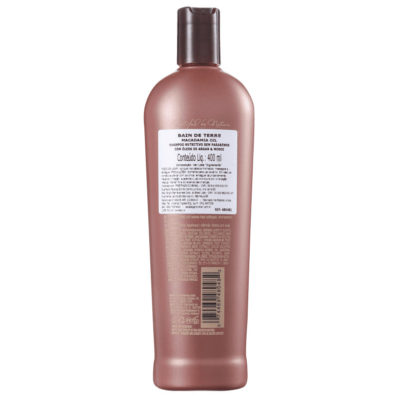 Bain de Terre Macadamia Oil Nourishing - Shampoo 400ml