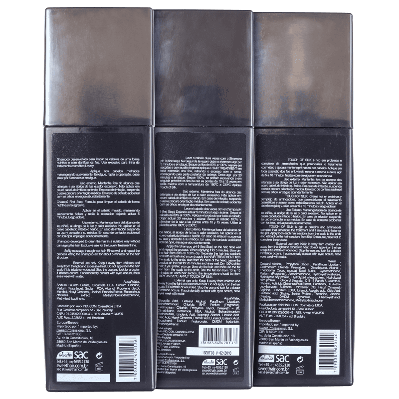 Kit Sweet Hair Lovely Escova (3 Produtos)