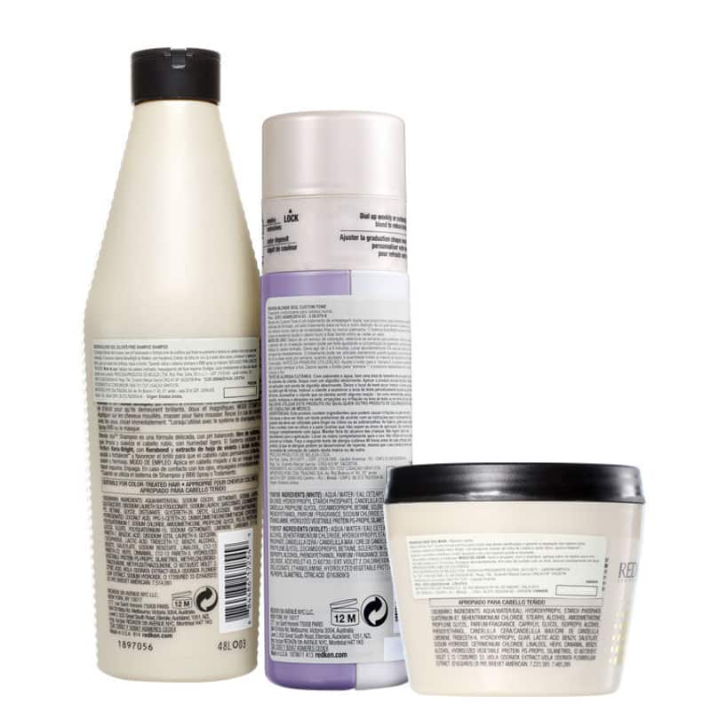 Kit Redken Blonde Idol Color Protection (3 Produtos)
