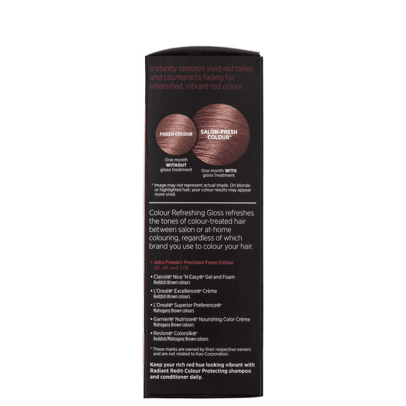 John Frieda Colour Refreshing Gloss For Cool Reds - Sérum Tonalizante 177ml