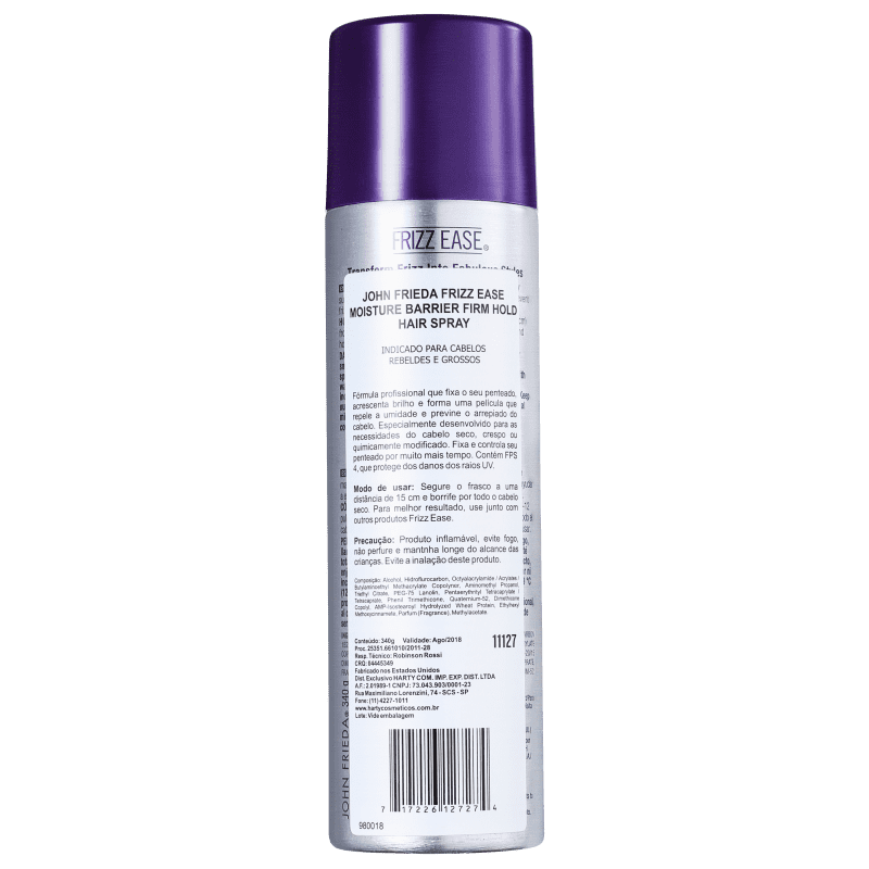 John Frieda Frizz-Ease Moisture Barrier Firm-Hold - Spray Fixador 340g