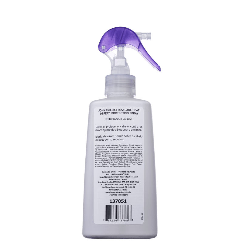 John Frieda Frizz-Ease Heat Defeat - Spray Protetor Térmico 177ml