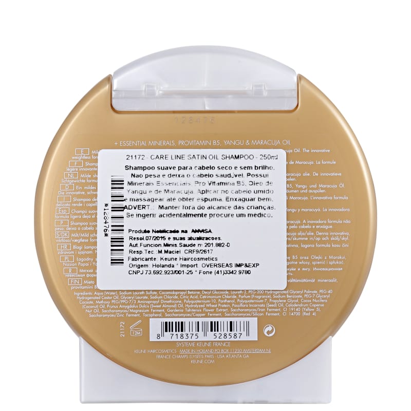 Keune Care Line Satin Oil - Shampoo 250ml