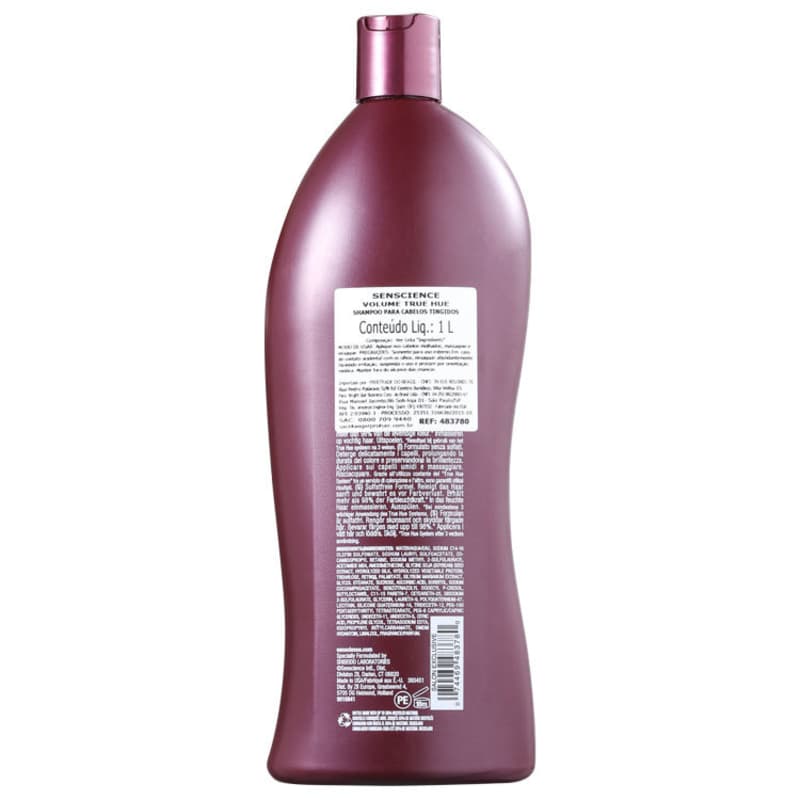 Senscience True Hue - Shampoo sem Sulfato 1000ml