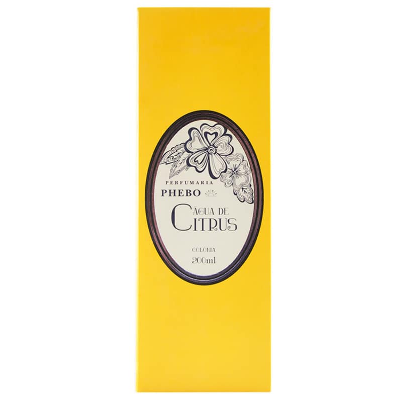 Água de Citrus Phebo Eau de Cologne - Perfume Unissex 200ml