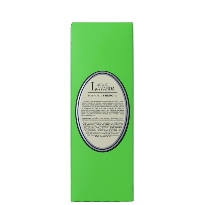 Água de Lavanda Phebo Eau de Cologne - Perfume Unissex 200ml