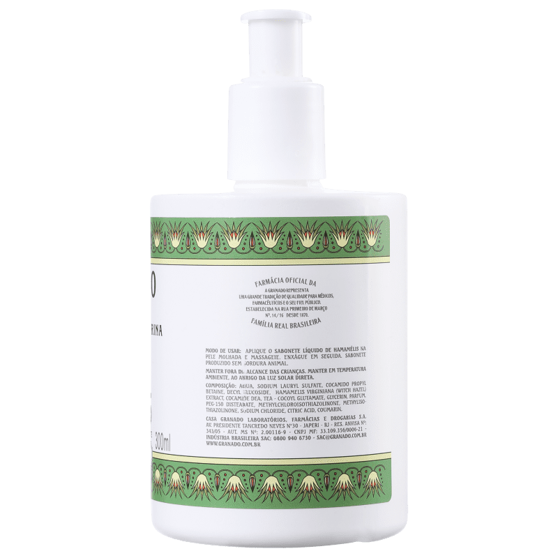 Granado Terrapeutics Hamamélis de Glicerina - Sabonete Líquido 300ml