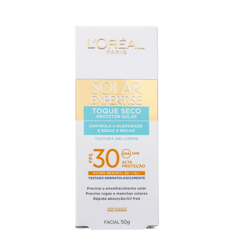 L'Oréal Paris Solar Expertise Toque Seco FPS 30 - Protetor Solar Facial 50g