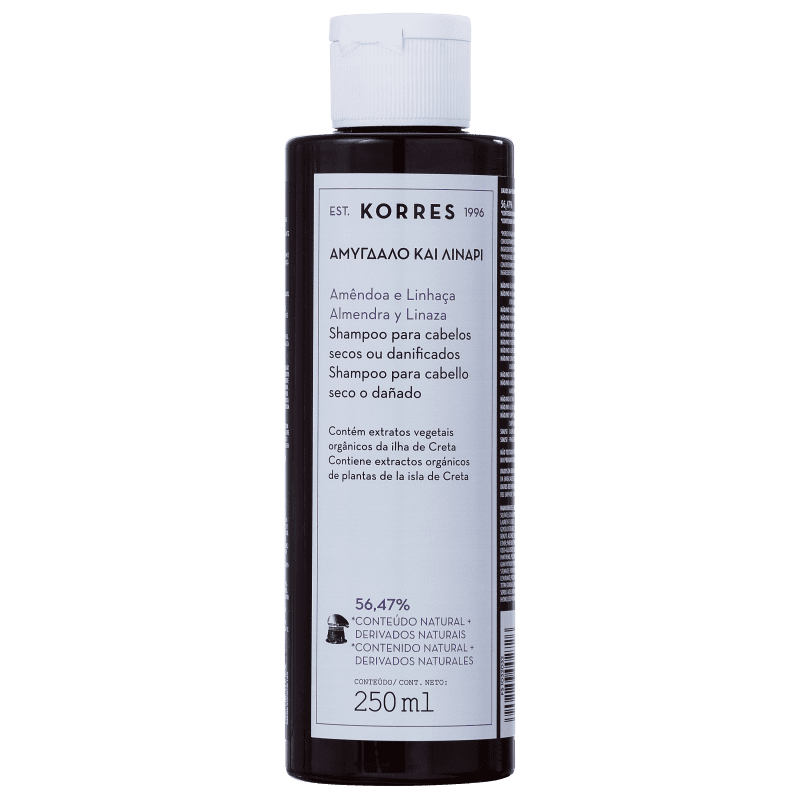 Korres Amêndoa e Linhaça - Shampoo 250ml