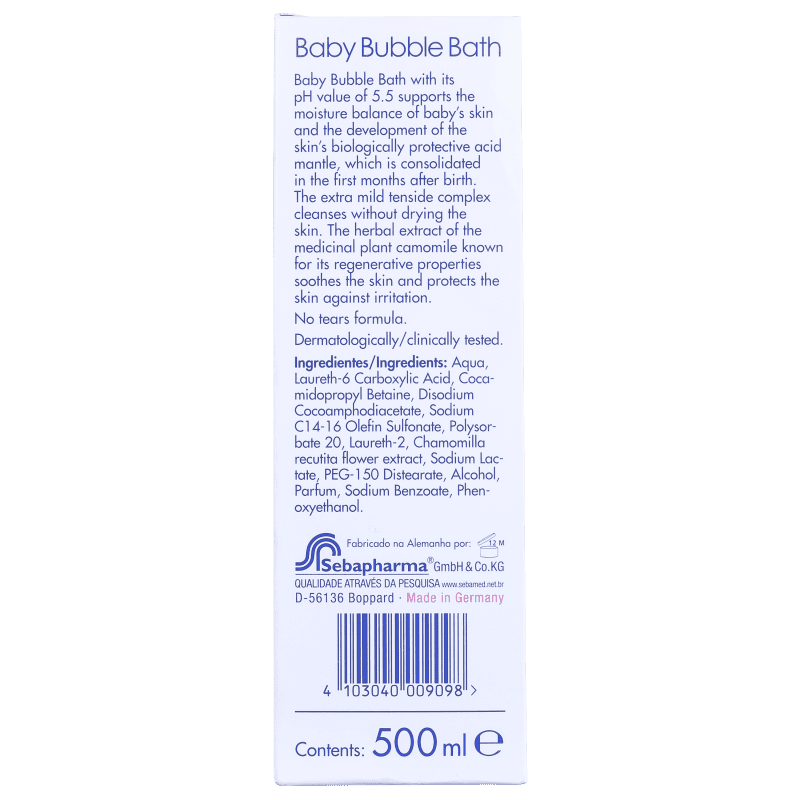 Sebamed Baby Bubble Bath - Gel de Banho 500ml