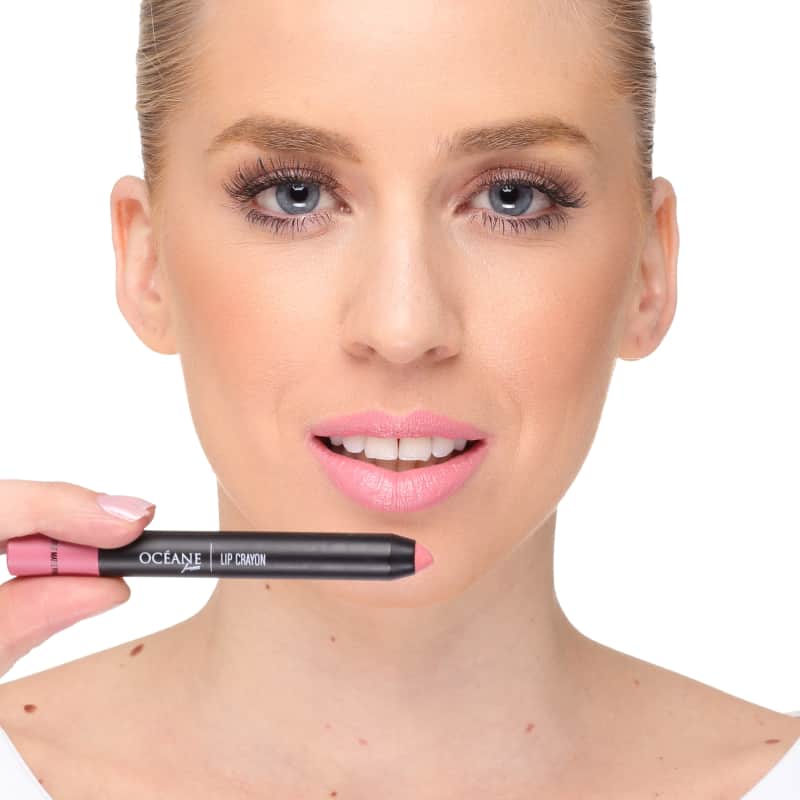 Océane Lip Crayon Colour My Lips Matte Pink - Batom Matte 3g