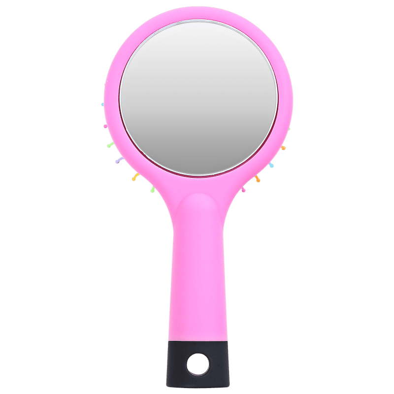 Océane Rainbow Brush Rosa - Mini Escova de Cabelo