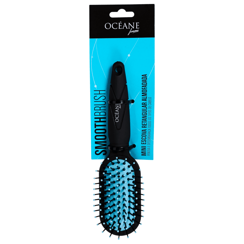 Océane Smooth Brush Azul - Mini Escova de Cabelo