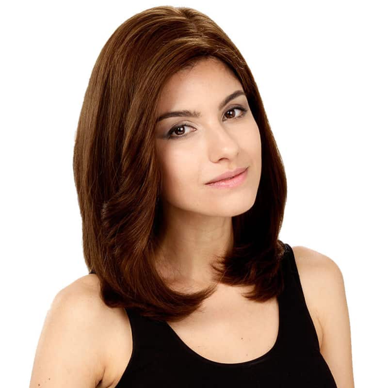Crown Wigs Carol Castanho Médio - Peruca 35cm