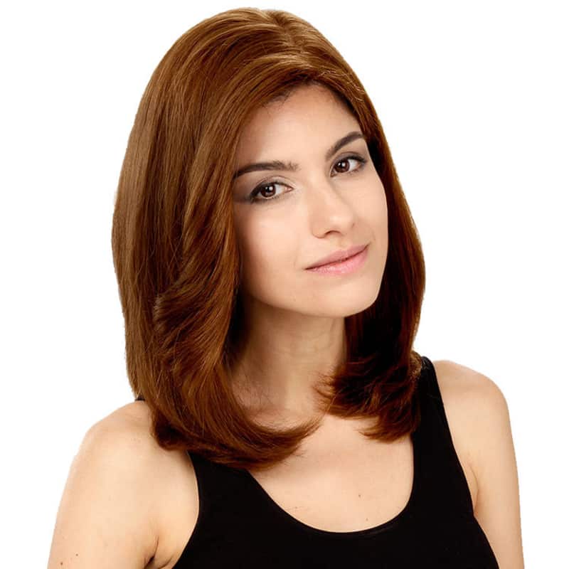Crown Wigs Carol Castanho Claro - Peruca 35cm