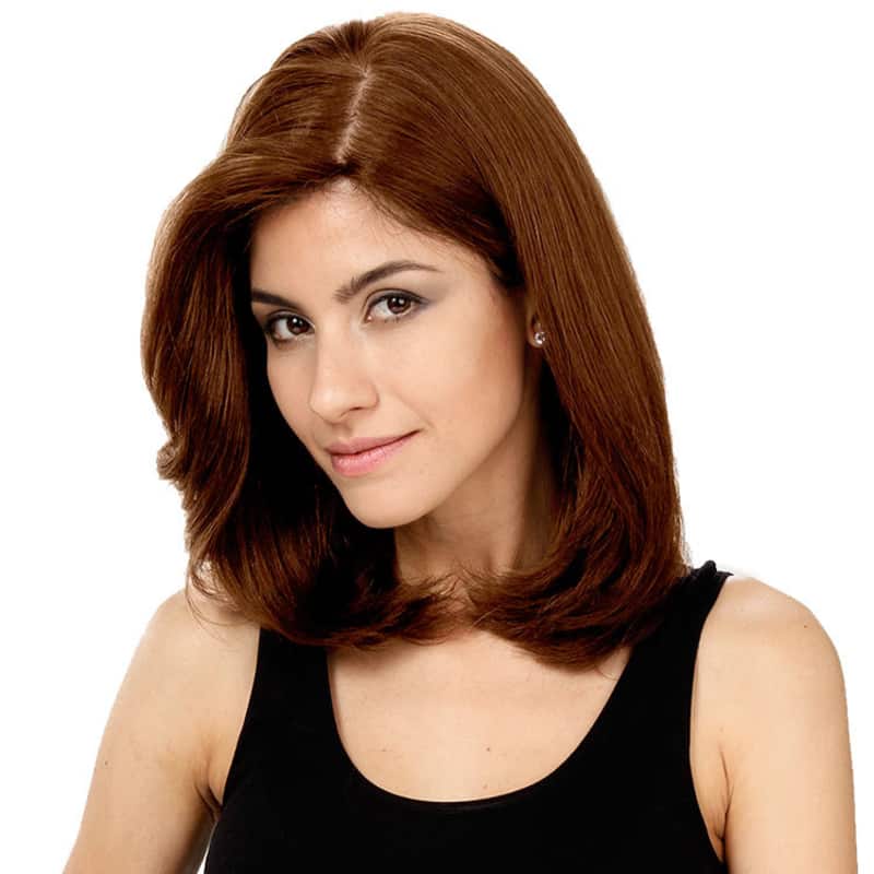 Crown Wigs Carol Castanho Claro - Peruca 35cm