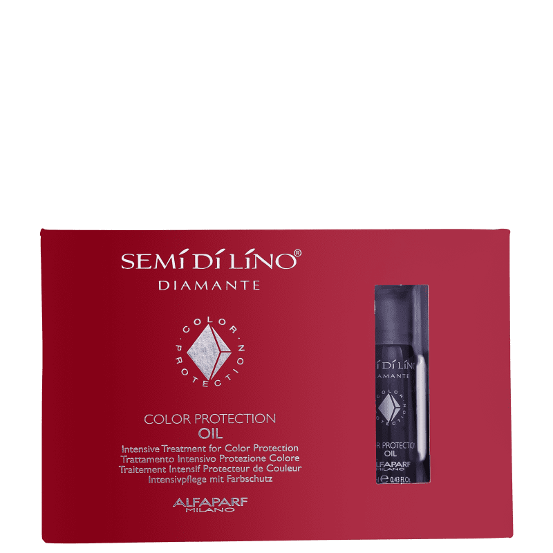 Alfaparf SdL Diamante Color Protection Oil - Ampola Capilar 6x13ml