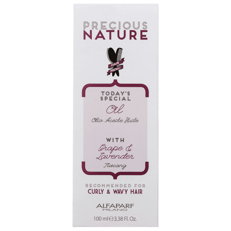 Alfaparf Precious Nature Grape & Lavender - Óleo Capilar 100ml