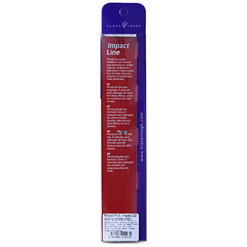 Klass Vough Impact 03 - Pincel Duo Fiber