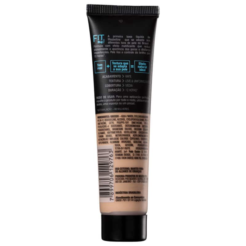 Maybelline Fit Me! Toque Matte + Fresh 100 - Base Líquida 35ml