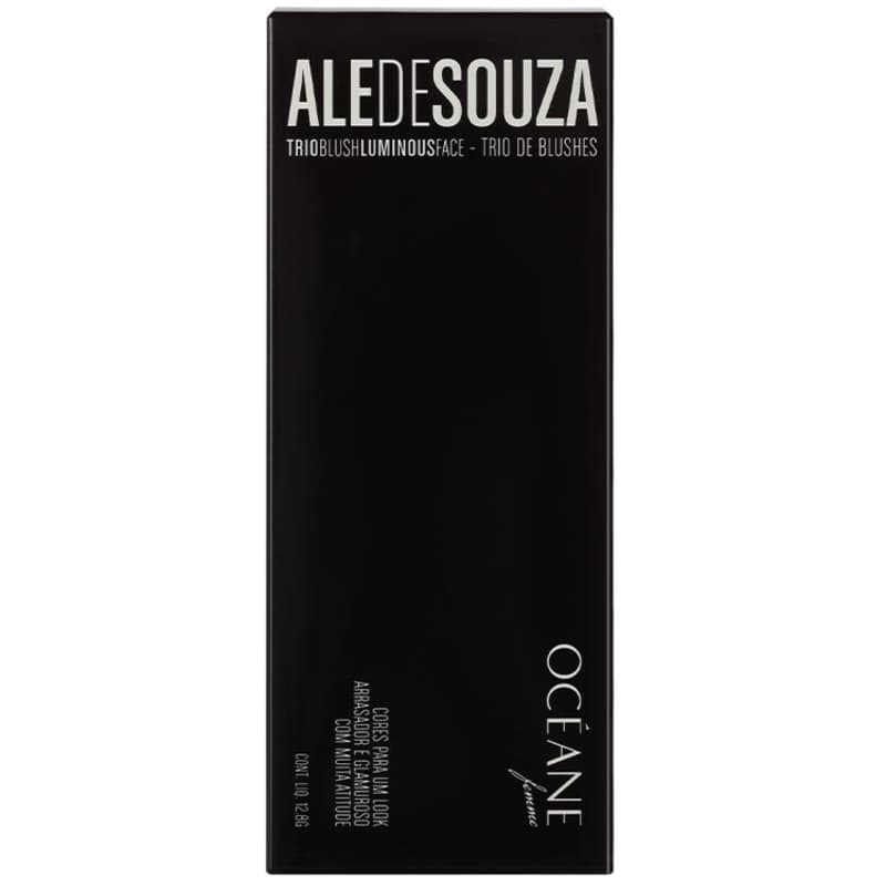 Océane Ale de Souza Trio Luminous Face - Paleta de Blush 12,8g